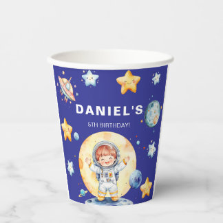 Gobelets En Papier Fête d'anniversaire personnalisée sur le thème de