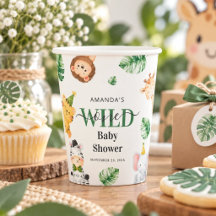 Fête de Bébé Les Animaux de Safari de Wild One