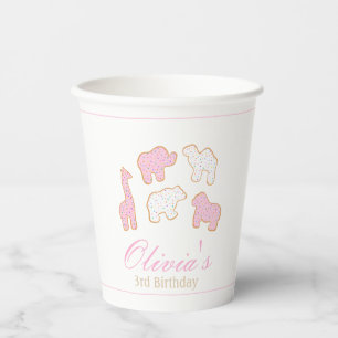 Gobelets En Papier Fête de biscuits animaux congelés