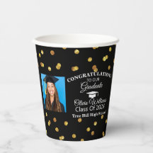 Fête de graduation photo moderne et élégant