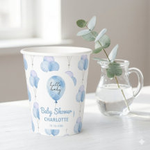 Fête de naissance garçon thème floral ballon aquar