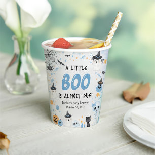 Gobelets En Papier Fête du Baby shower fantôme d'Halloween