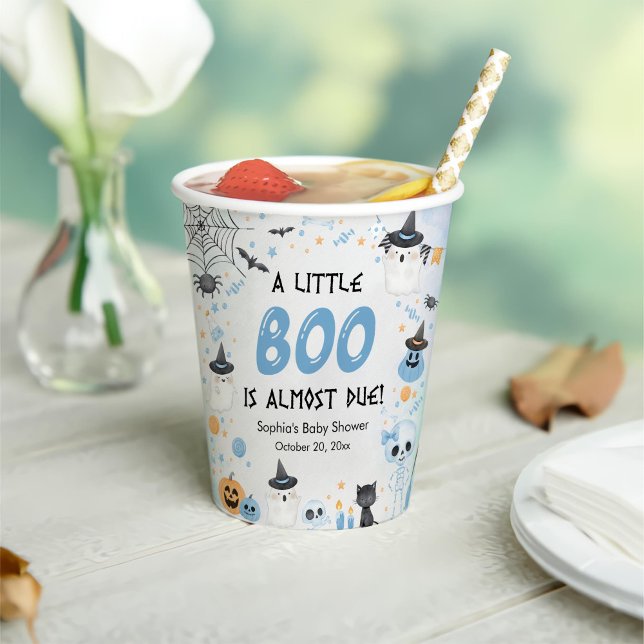 Gobelets En Papier Fête du Baby shower fantôme d'Halloween (Créateur téléchargé)