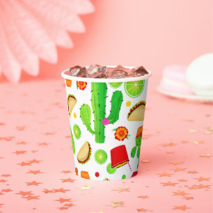 Gobelets En Papier Fête du Cinco De Mayo Anniversaire Taco 