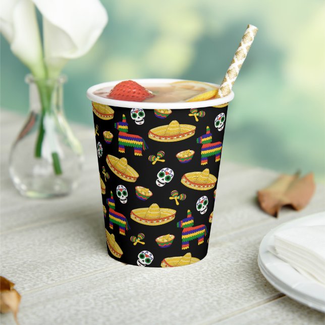 Gobelets En Papier Fête mexicaine et Jour des Morts (Insitu)