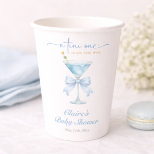 Gobelets En Papier Fête prénatale Coquette A Tini Un Martini Garçon B