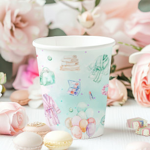 Gobelets En Papier fête spa pastel Galm fête d'anniversaire