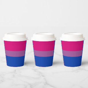 Gobelets En Papier Fierté bisexuelle !