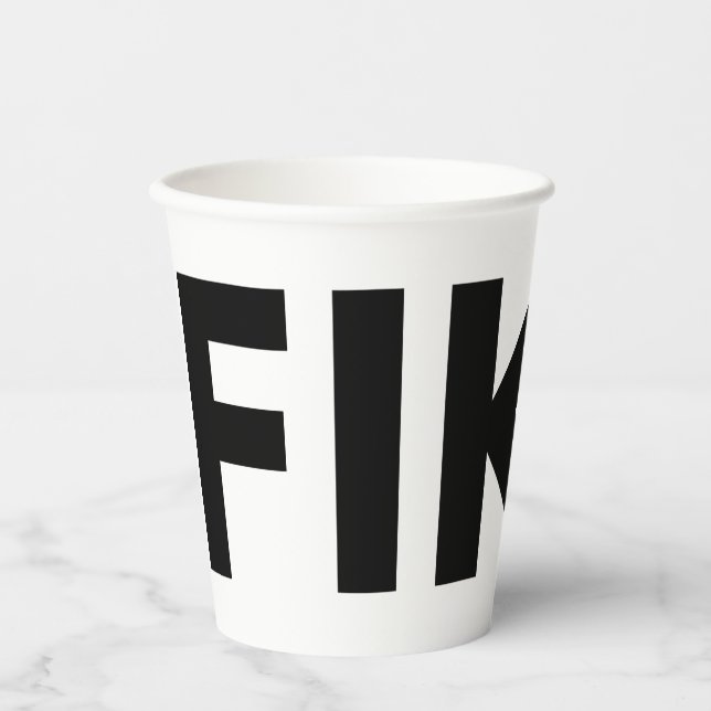 Gobelets En Papier Fika Bold (Recto)