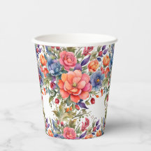 Fleurs aquarelles sereines PD