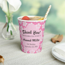 Fleurs de cerisier rose Anniversaire