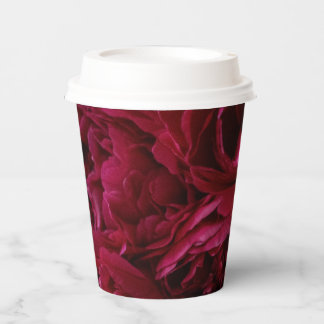 Gobelets En Papier Fleurs simples à passer tasses en papier
