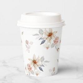 Gobelets En Papier Floral élégant et intemporel