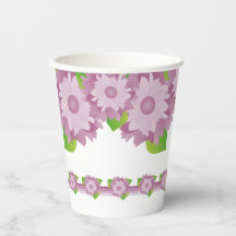 Floral Mauve Et Violet