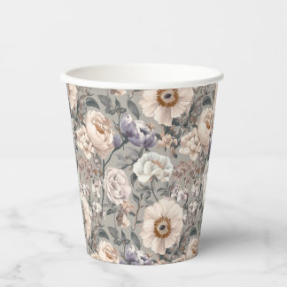 Gobelets En Papier Floral Paper Cup