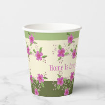 Floral rose Avec Vert