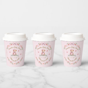Gobelets En Papier Flutterby Love : Bavoir de douche Fleurs et Papill