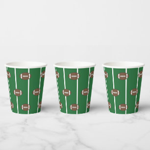 Gobelets En Papier Football Tailgate Café Party Boire du papier