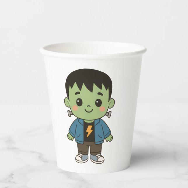 Gobelets En Papier Frankie Baby Shower Cups – Monster Baby Party Drin (Recto)