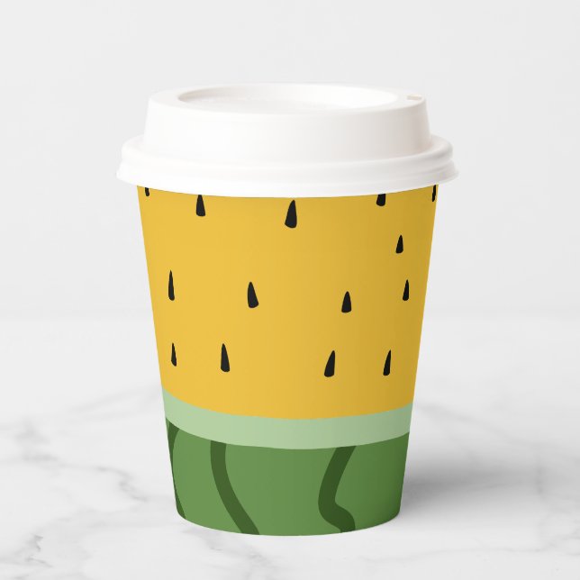 Gobelets En Papier Fruit Watermelon (Recto)