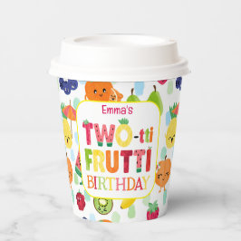 Gobelets En Papier Frutti à deux tti Cutie Fruit 2e fête d'anniversai