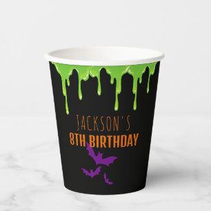 Gobelets En Papier Fun Éffrayant Halloween Parti Anniversaire de enfa