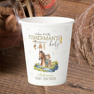 Gobelets En Papier Gallops And Gills Fisherman Derby Baby shower