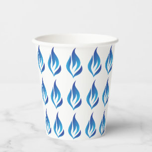 Gobelets En Papier Garder la flamme bleue allumée