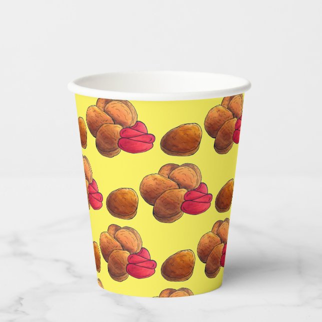 Gobelets En Papier Gâteaux de poulet avec Ketchup Junk Food Foody (Recto)