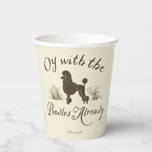 Gobelets En Papier Gilmore Girls | Oy With the PoodlesDesign (Recto)
