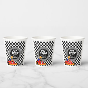 Gobelets En Papier Go Kart party Coupe papier