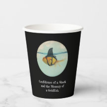 Goldfish with a Shark Fin Confetti
