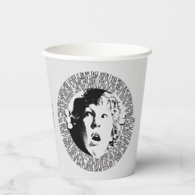 Gobelets En Papier Graphique de confession des Goonies Chunk (Recto)