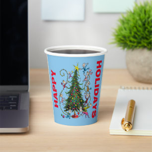 Gobelets En Papier Grinch classique Arbre de Noël