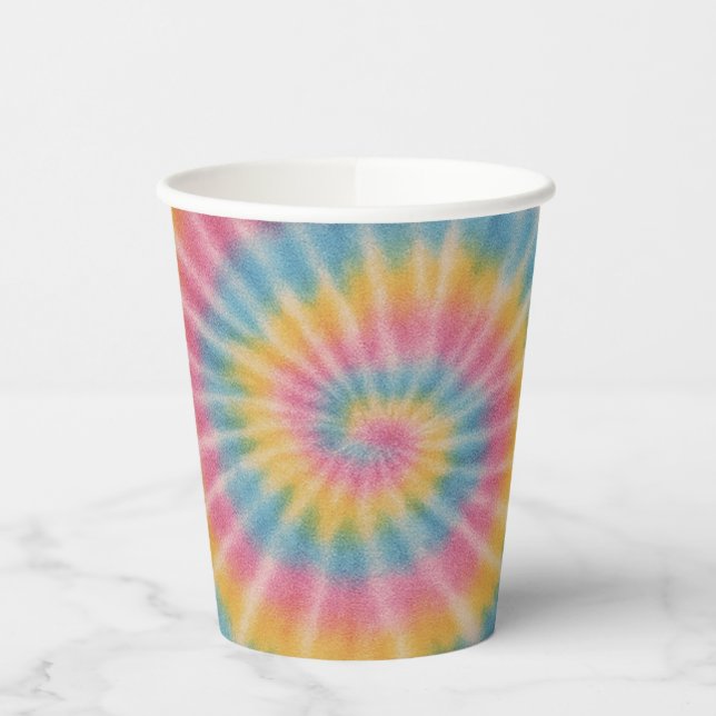 Gobelets En Papier Groove Tie Tee Paper Cups (Gauche)