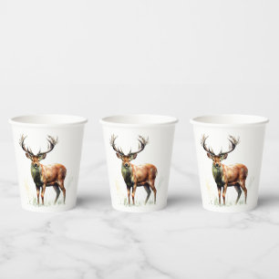 Gobelets En Papier Gros Cerf Raté