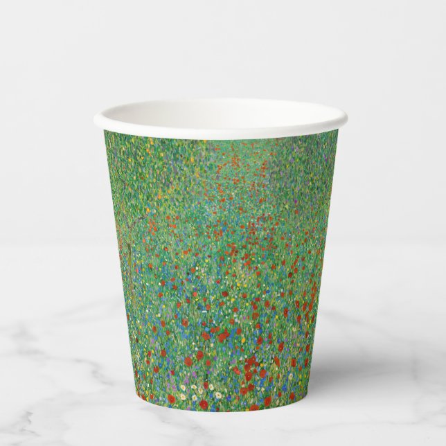 Gobelets En Papier Gustav Klimt - Champ de pavot (Recto)