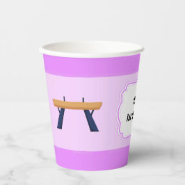 Gobelets En Papier Gymnastique Tasses à papier
