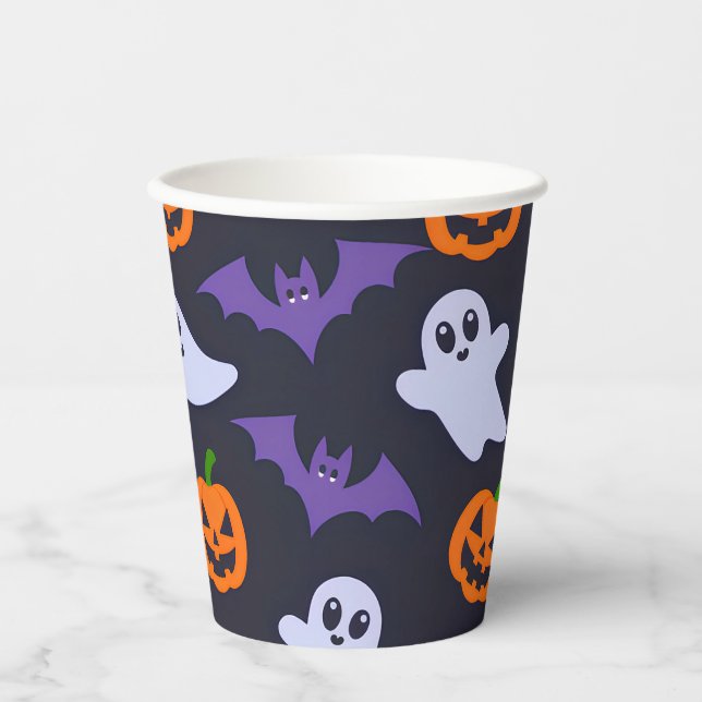 Gobelets En Papier Halloween (Recto)