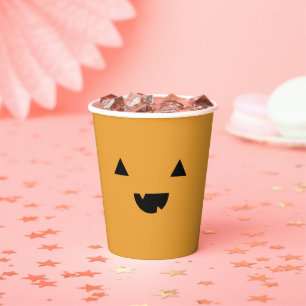 Gobelets En Papier Halloween Citrouille mignon