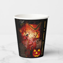 Gobelets En Papier Halloween effrayant