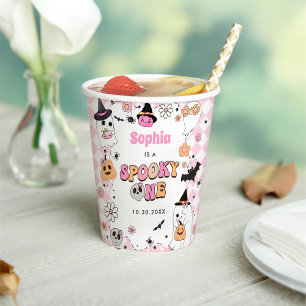 Gobelets En Papier Halloween Fantôme Super 1er anniversaire