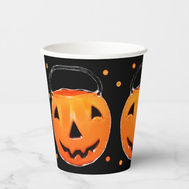 Gobelets En Papier Halloween Party (Recto)