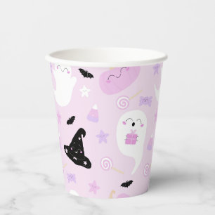 Gobelets En Papier Halloween rose