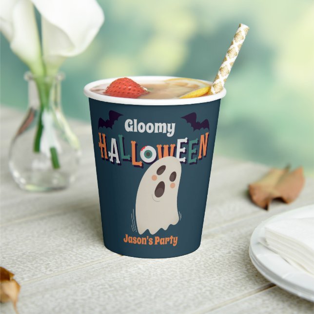 Gobelets En Papier Halloween sombre - (Insitu)