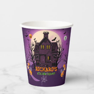 Gobelets En Papier Halloween Theme Anniversaire de enfant Party