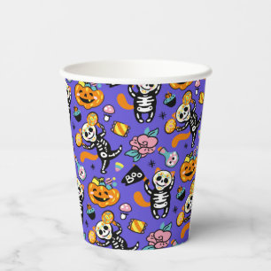 Gobelets En Papier Halloween Trick ou Treat