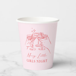 Gobelets En Papier Hand Drawn Christmas Party