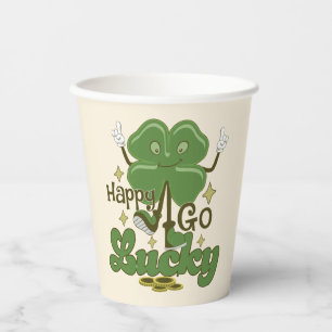 Gobelets En Papier Happy Go Lucky St. Patrick's