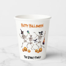 Happy Halloween Dancing Skeletons